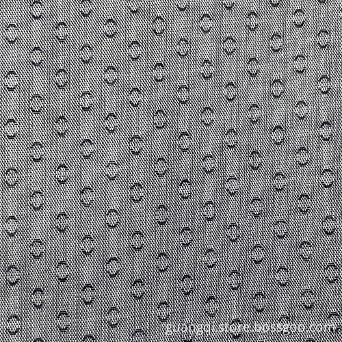 Jacquard CVC long sleeve shirts for men
